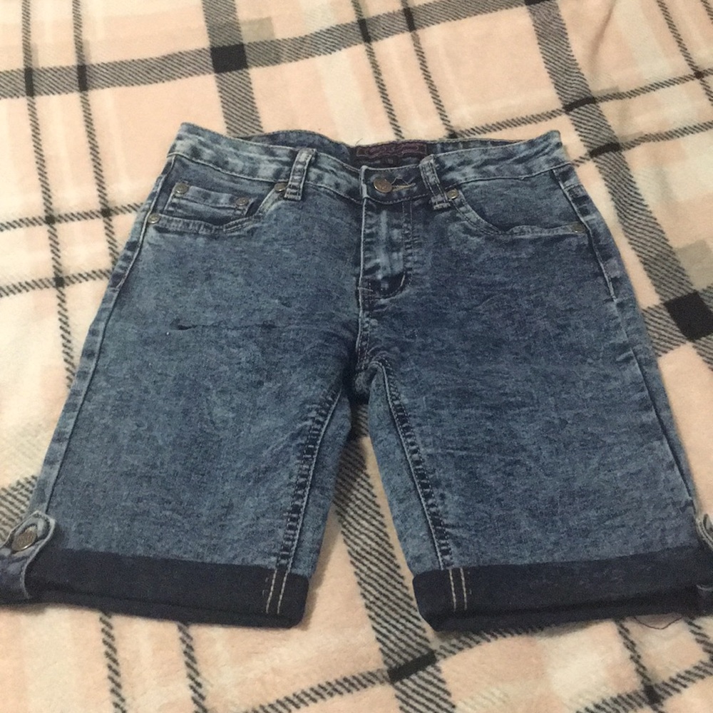 Blue shorts